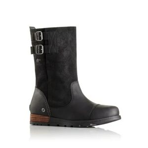 Sorel Women Major Pull on Leather Boots shoes sz 9.5
